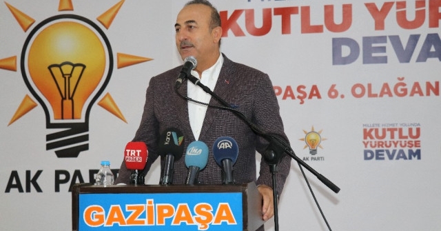 Bakan Çavuşoğlu Gazipaşa'da