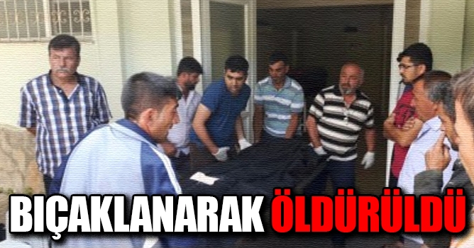 Bıçaklanarak öldürüldü