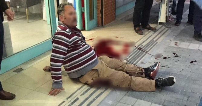 Bıçaklı kavga: 1 yaralı