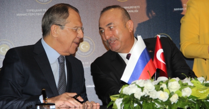  Çavuşoğlu, Lavrov ile görüştü