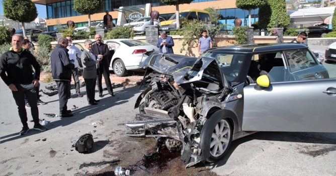  Cikcilli'de kaza : 1 yaralı