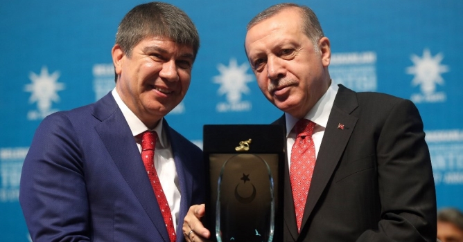 Erdoğan'dan Türel'e ödül