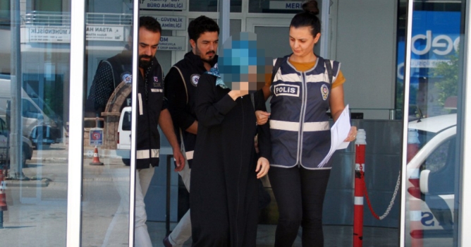 FETÖ şüphelisi kadın gözaltına alındı