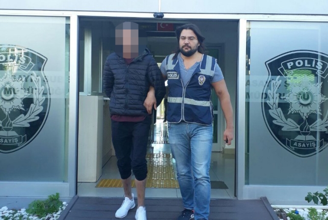 Filistinli hırsız polise takıldı 