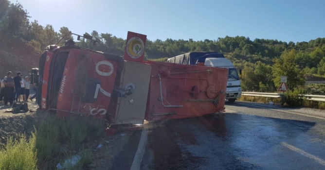 Gazipaşa'da arazöz kazası: 1 yaralı
