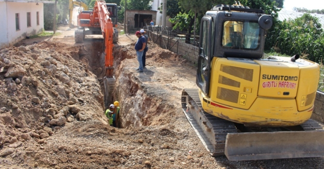 Gazipaşa'da kanalizasyon çalışmaları başladı