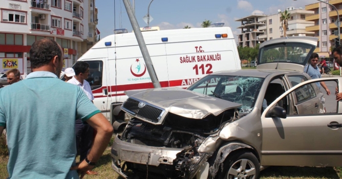 Gazipaşa'da trafik kazası: 1 yaralı