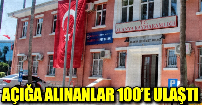 Görevden almalar 100'e ulaştı 