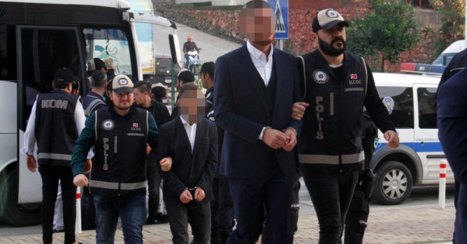 Haraç çetesine 14 tutuklama