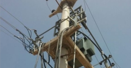 Hırsızlar mahalleyi elektriksiz bıraktı 