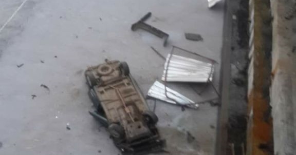 İnşaat temeline uçtu 