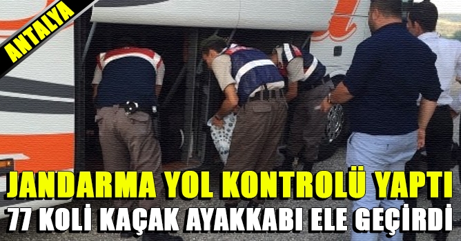 Jandarmadan Ayakkabı Operasyonu