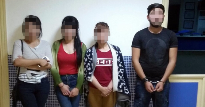 Kaçak çalışan 4 kişi yakalandı