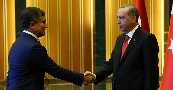  Kocaman, Cumhurbaşkanı Erdoğan'ı ziyaret etti