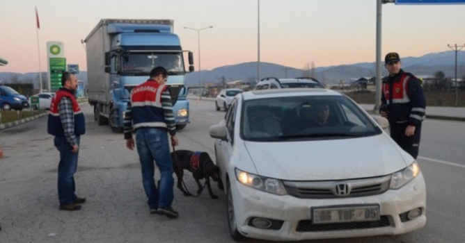 Mahmutlar jandarmadan sıkı denetim