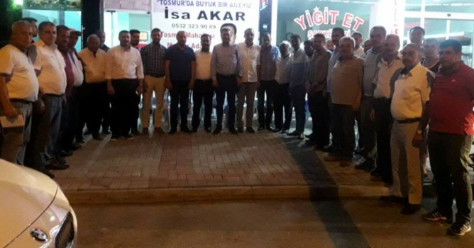 MHP'den Akar'a  destek ziyareti