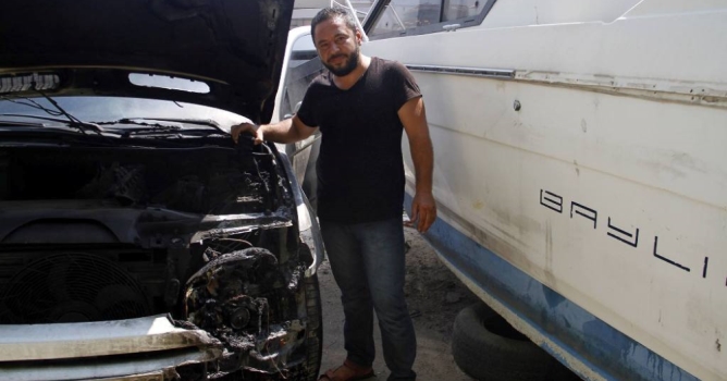 Mobilya ustasının hayalleri kül oldu