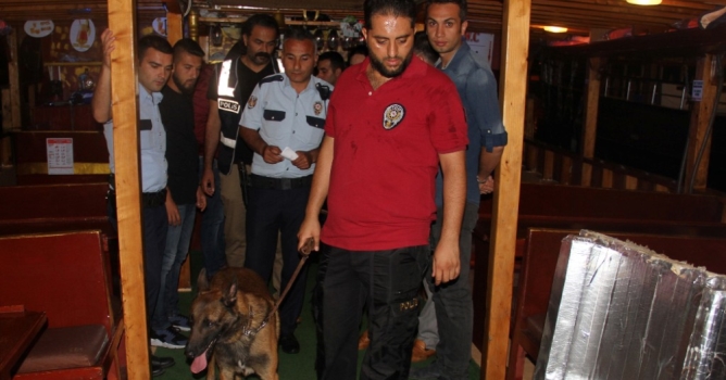 Narkotik köpekli huzur operasyonu