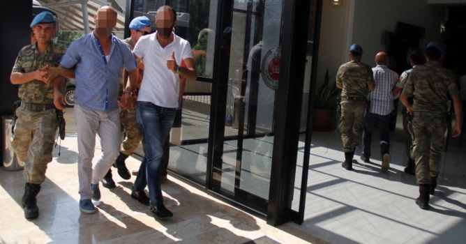 Organize suç örgütü şüphelileri adliyede 