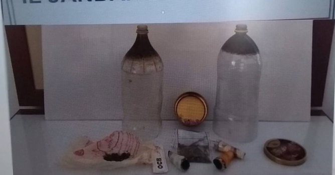 Otel lojmanına uyuşturucu baskını 