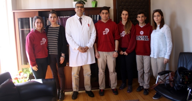 Özel Alanya Sağlık  Meslek Lisesi'nden  Tıp Bayramı ziyareti