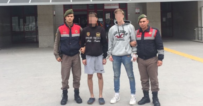 Rus uyruklu 2 turist hırsızlıktan tutuklandı