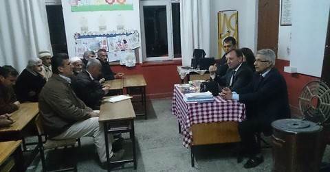 Rüzgar, halkı bilgilendiriyor