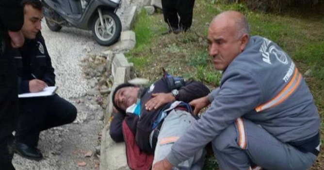 Sokak ortasında bıçaklayıp kaçtı 