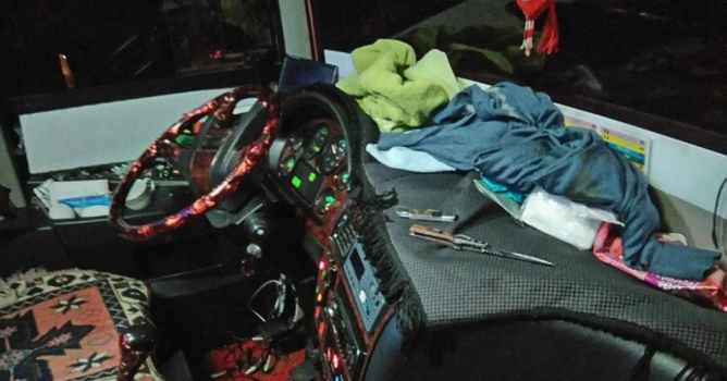 Taraftar otobüsünde hırsızlık şoku!