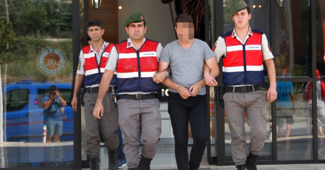 Tatil yaparken yakalandı