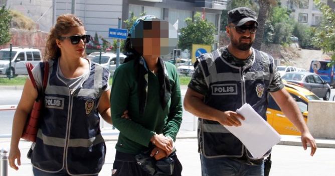Terör örgütü üyesi kadın tutuklandı