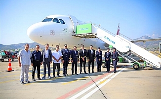 Taban Airlines Havayolları Alanya'ya ilk uçuşunu gerçekleştirildi