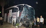 Freni patlayan yolcu otobüsü dehşet saçtı: 8 yaralı