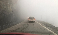 Alanya'da sis paniği! Sürücüler korku dolu anlar yaşadı
