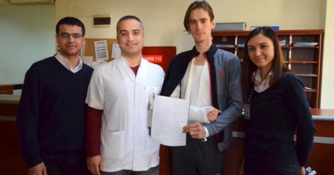Ukraynalı hastadan  teşekkür mektubu!
