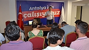 Antalya Büyükşehir çalışanlarına eğitim semineri