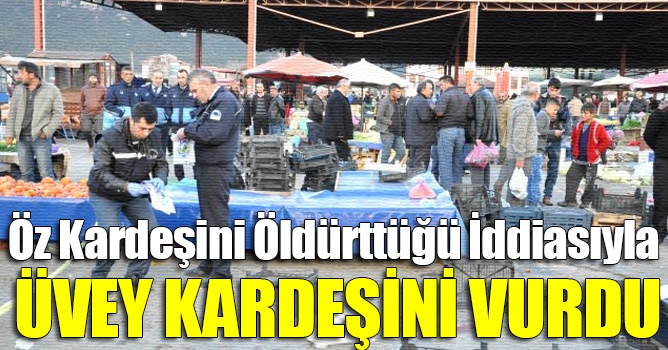 Üvey Kardeşini Tabancayla Yaraladı