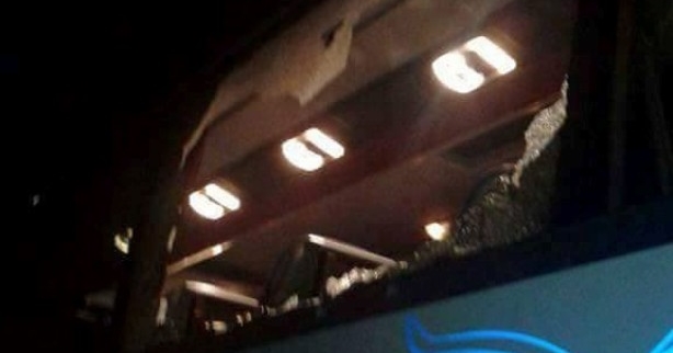 Yolcu otobüsüne ateş açıldı 