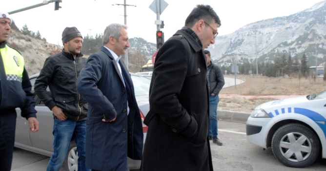 Yurdakul kaza yaptı